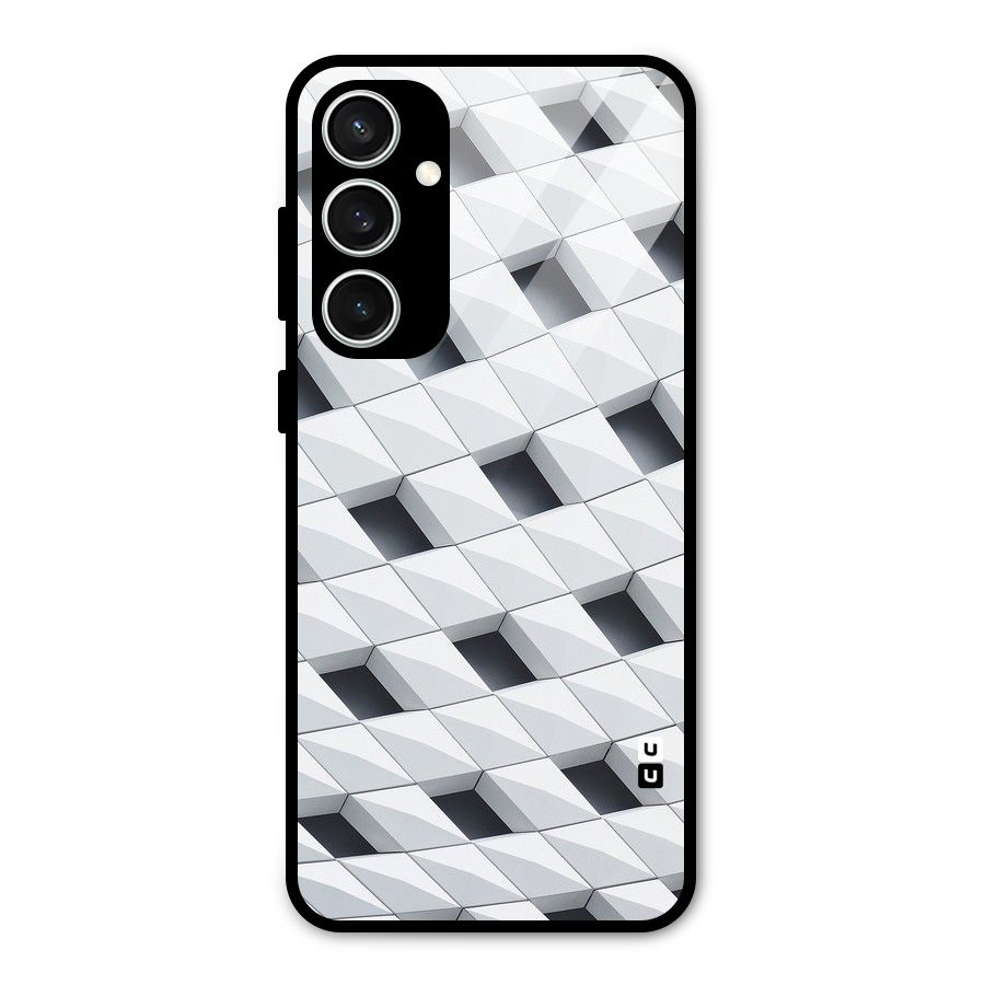 Building Pattern Glass Back Case for Galaxy S23 FE