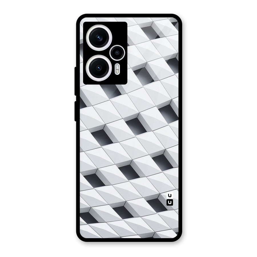 Building Pattern Glass Back Case for Poco F5