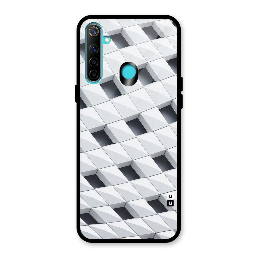 Building Pattern Glass Back Case for Realme Narzo 10