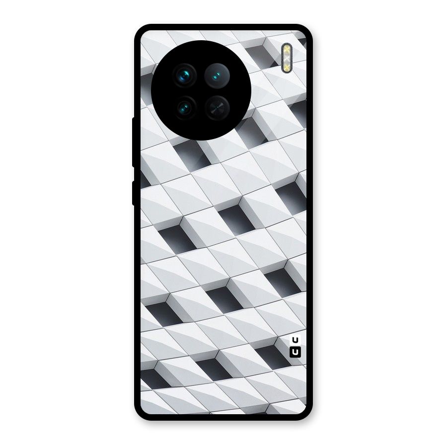 Building Pattern Glass Back Case for Vivo X90