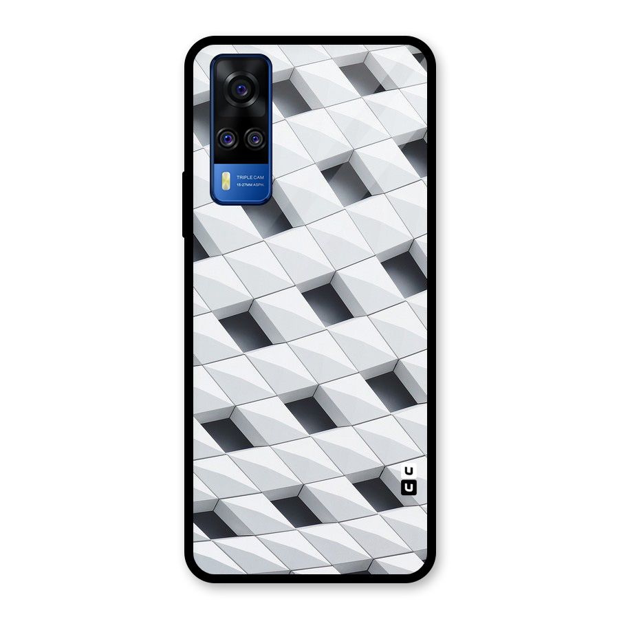 Building Pattern Glass Back Case for Vivo Y31