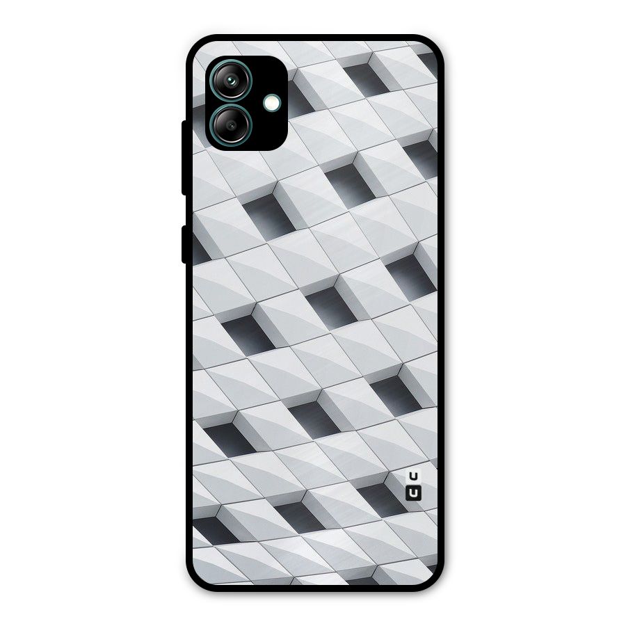 Building Pattern Metal Back Case for Galaxy A04