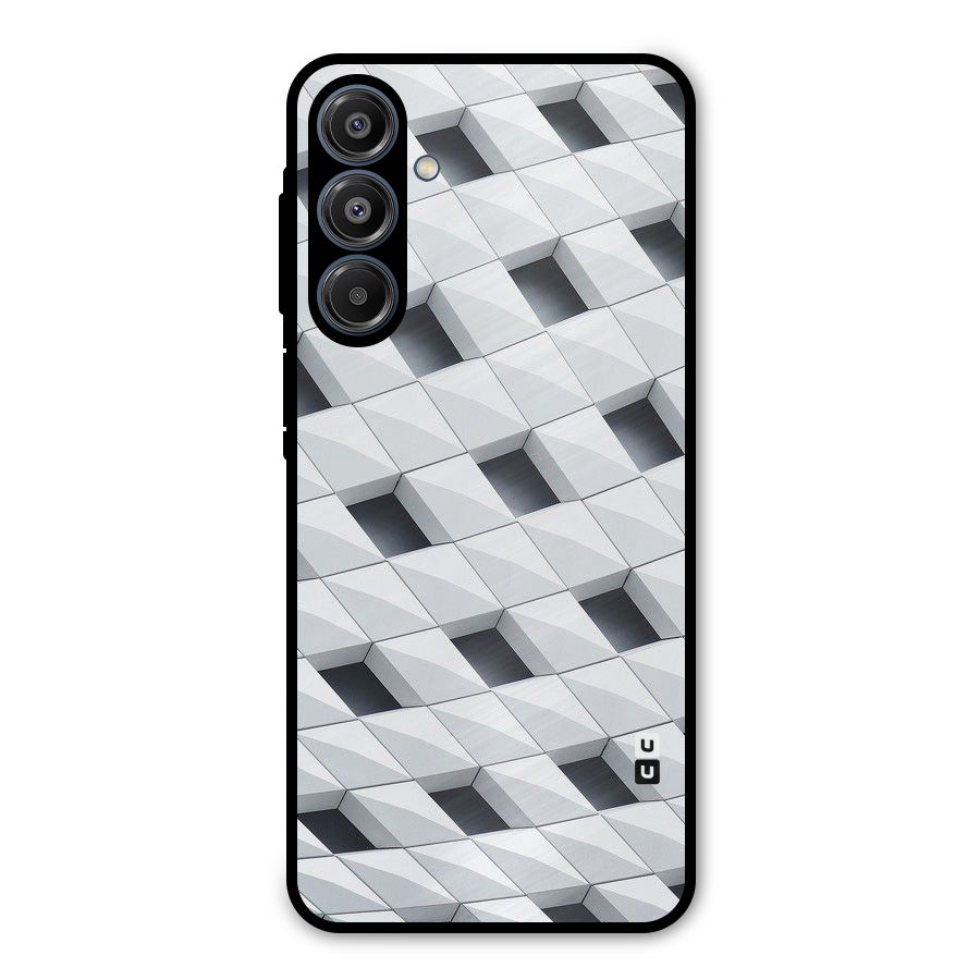 Building Pattern Metal Back Case for Galaxy A16 5G