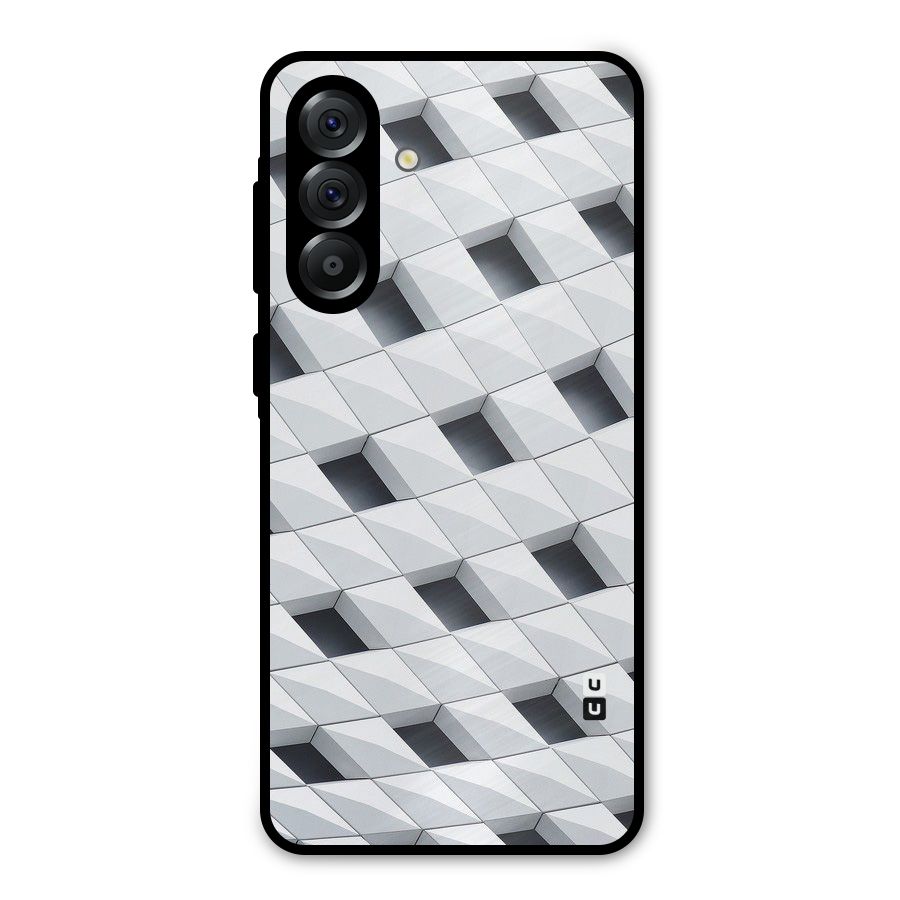 Building Pattern Metal Back Case for Galaxy A56