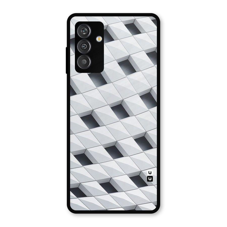 Building Pattern Metal Back Case for Galaxy F13