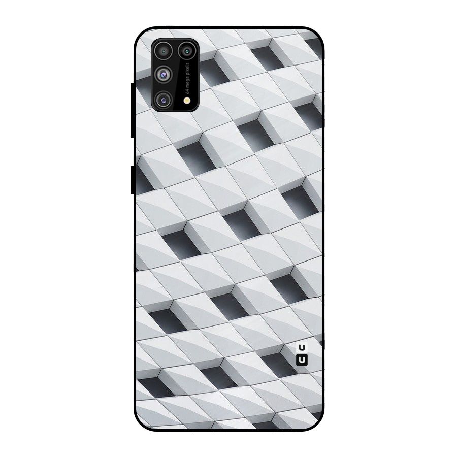 Building Pattern Metal Back Case for Galaxy F41