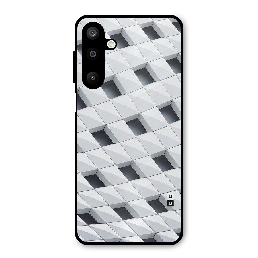 Building Pattern Metal Back Case for Galaxy M16