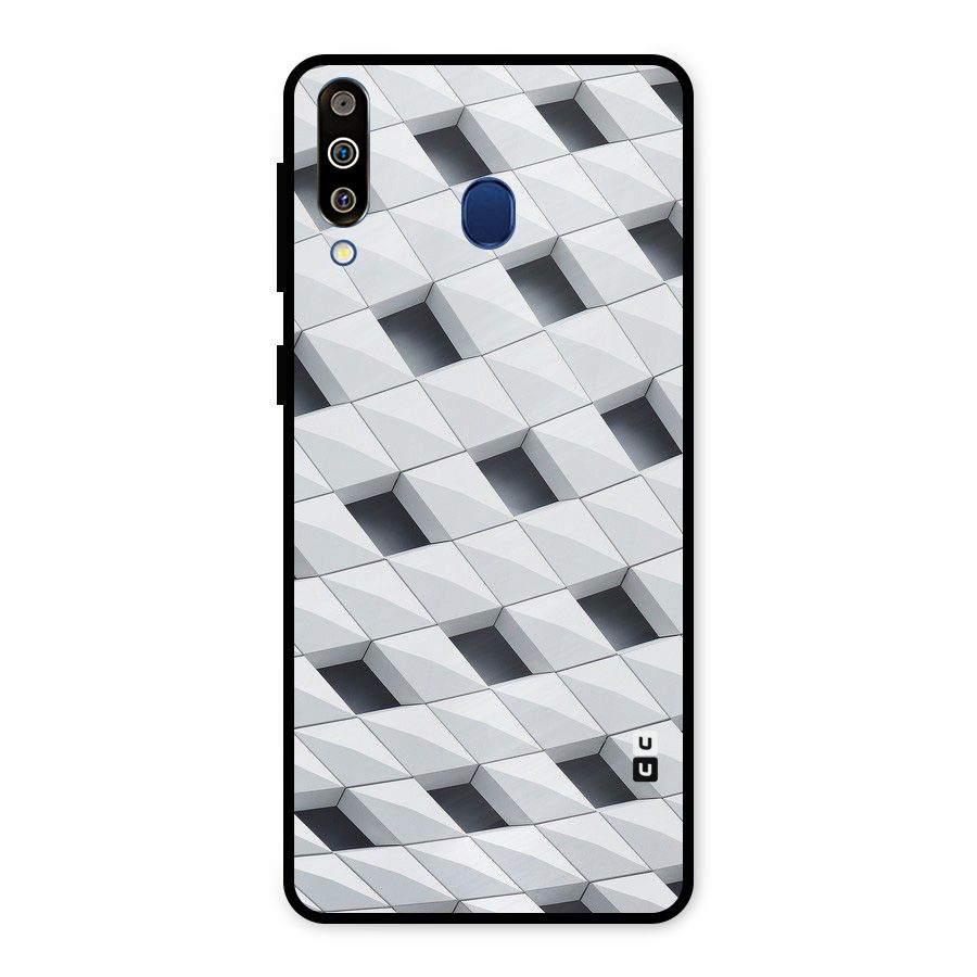 Building Pattern Metal Back Case for Galaxy M30