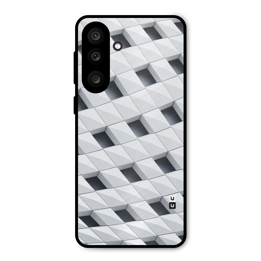 Building Pattern Metal Back Case for Galaxy M56