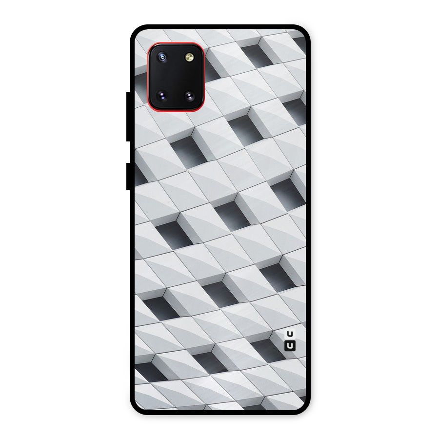 Building Pattern Metal Back Case for Galaxy Note 10 Lite