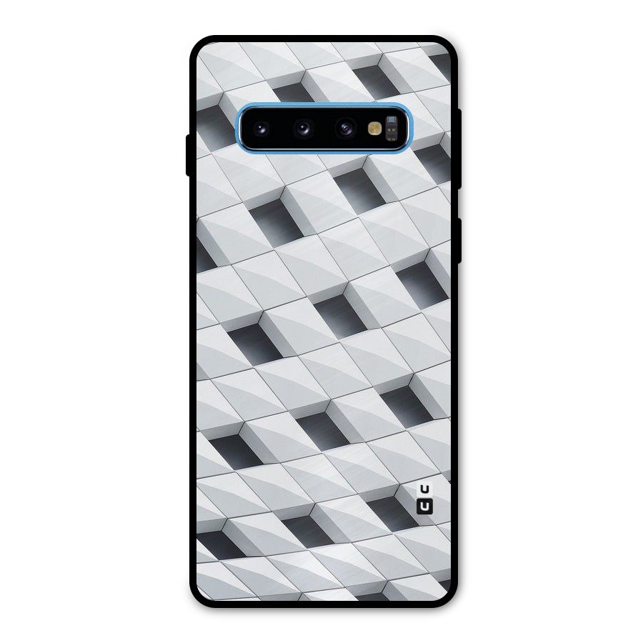 Building Pattern Metal Back Case for Galaxy S10