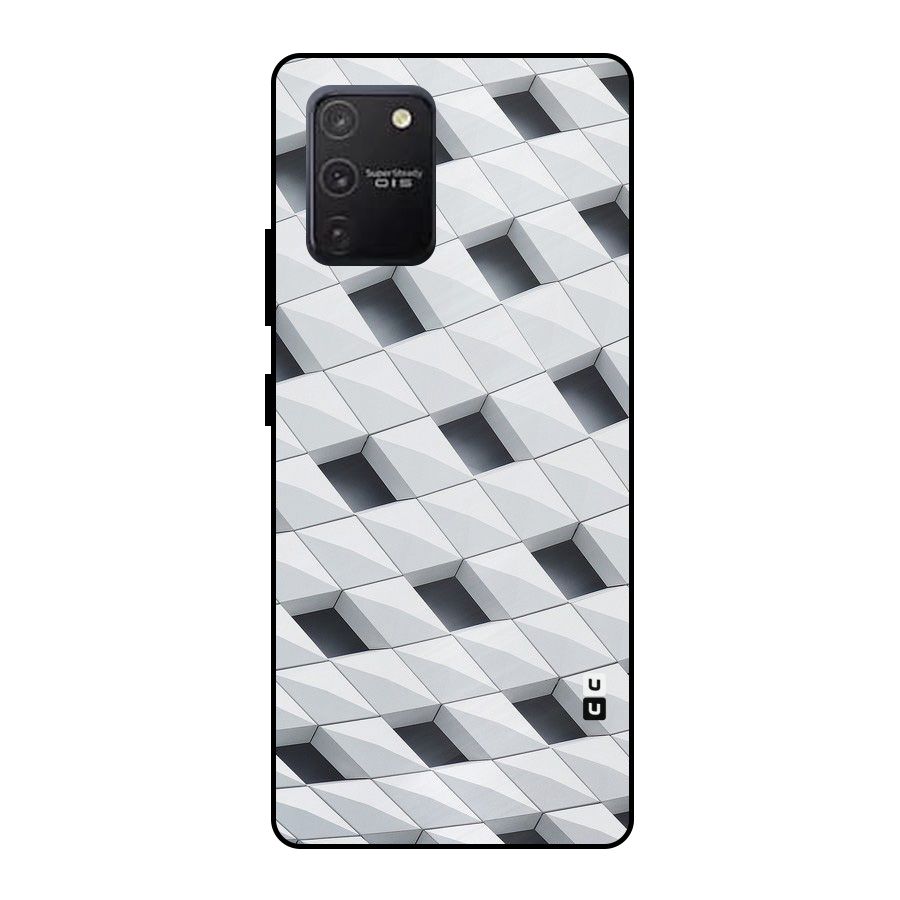 Building Pattern Metal Back Case for Galaxy S10 Lite