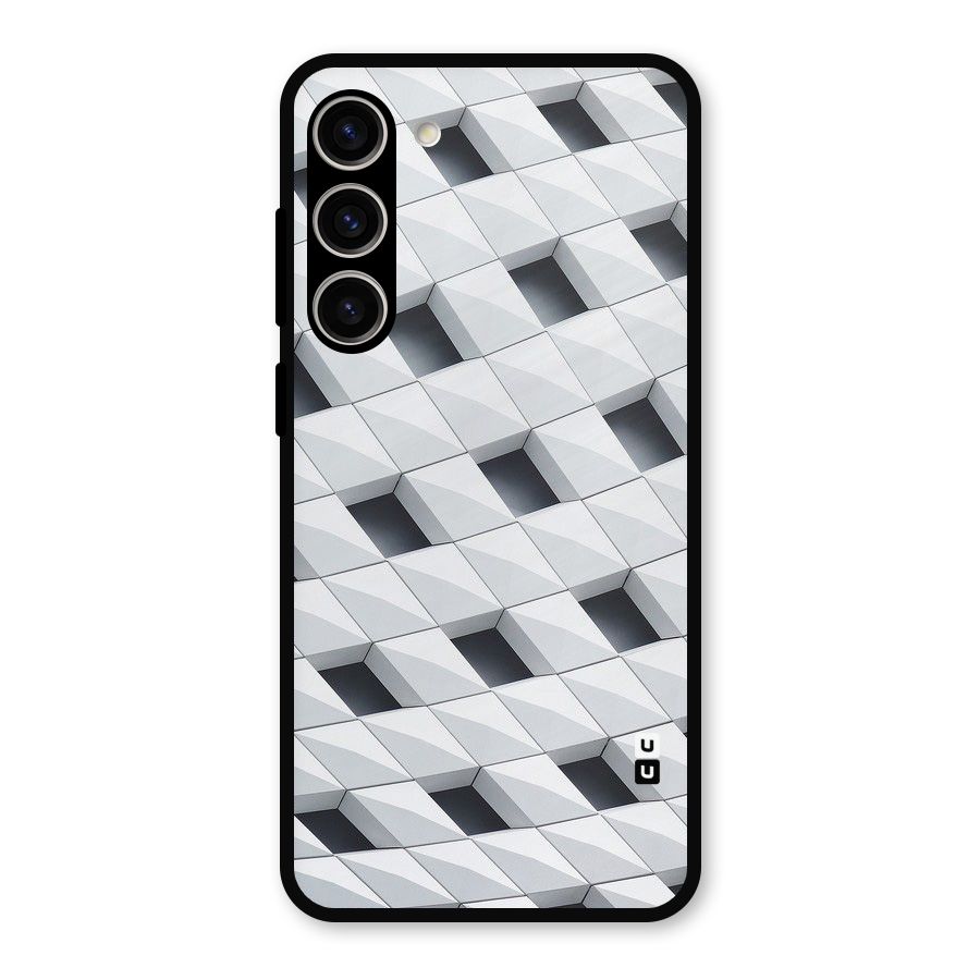 Building Pattern Metal Back Case for Galaxy S23 Plus