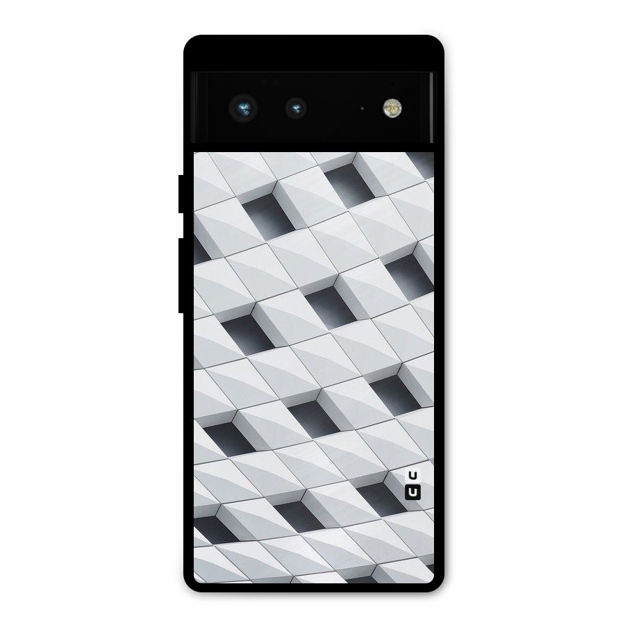 Building Pattern Metal Back Case for Google Pixel 6