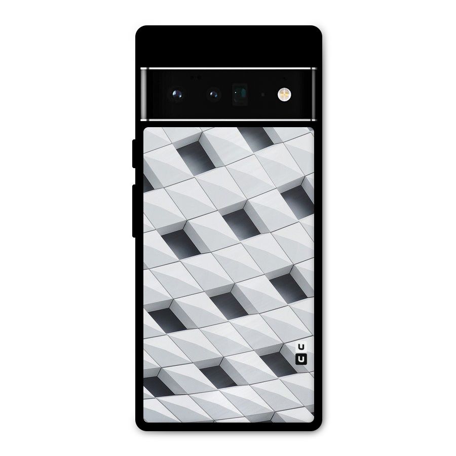 Building Pattern Metal Back Case for Google Pixel 6 Pro
