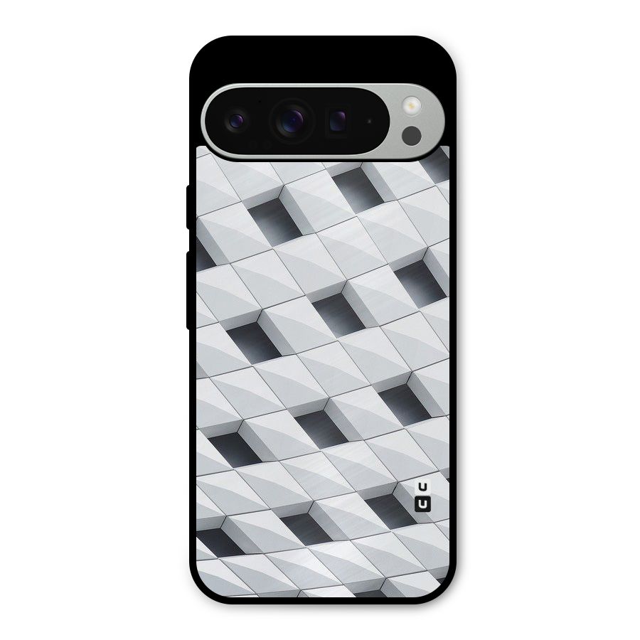 Building Pattern Metal Back Case for Google Pixel 9 Pro XL