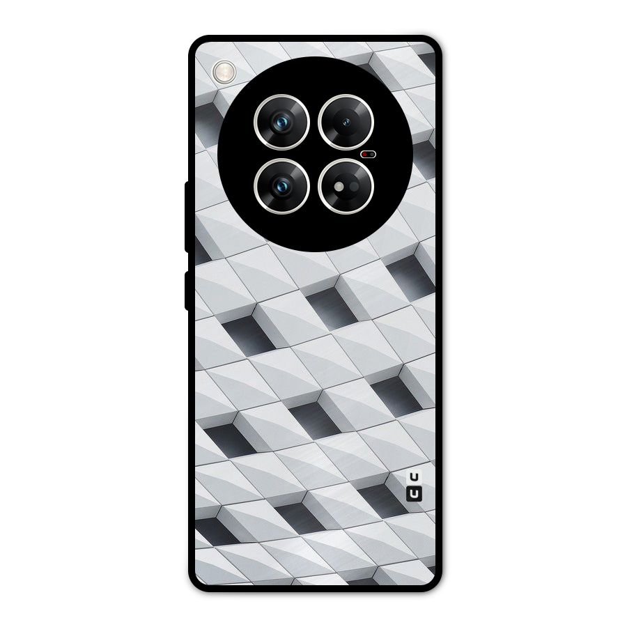 Building Pattern Metal Back Case for Infinix Zero 40 5G