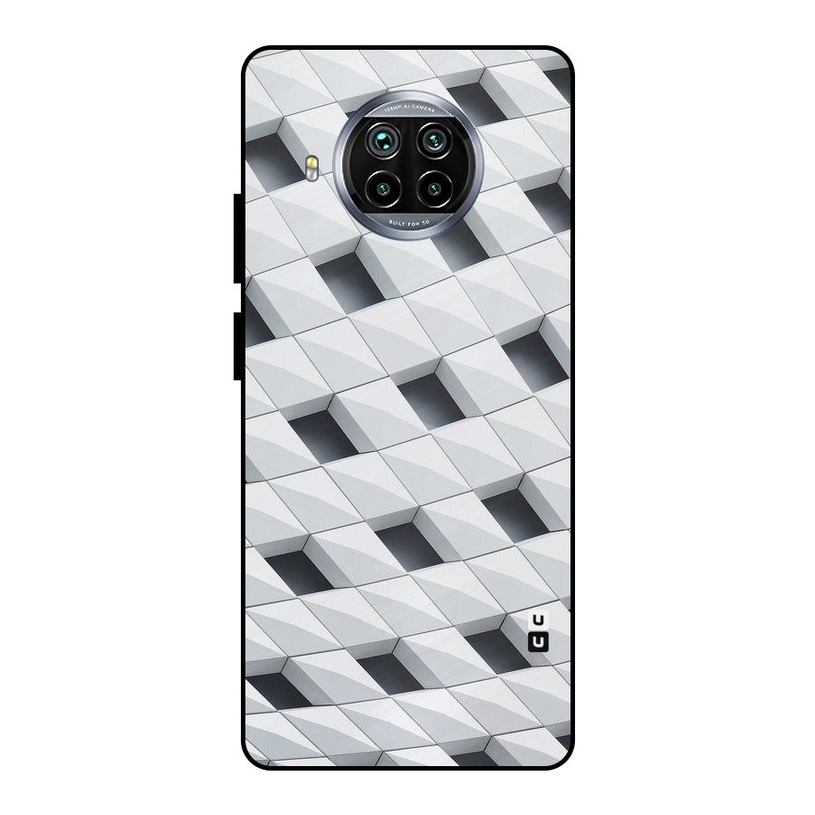 Building Pattern Metal Back Case for Mi 10i