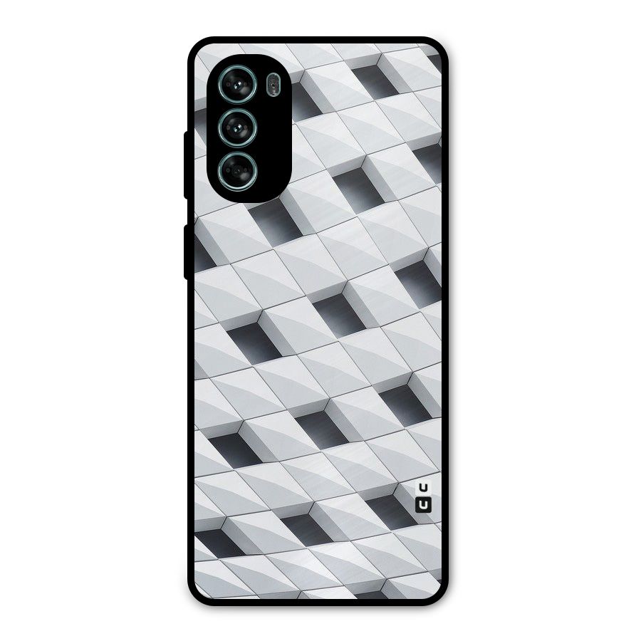 Building Pattern Metal Back Case for Moto G62
