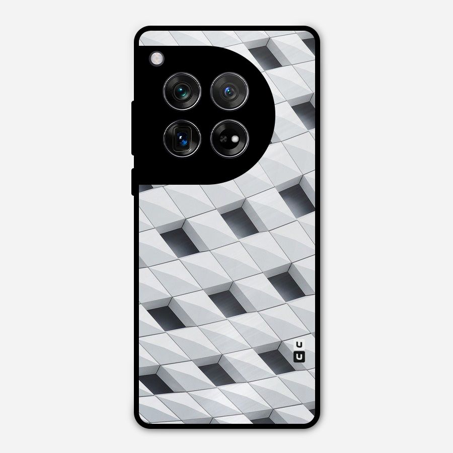 Building Pattern Metal Back Case for OnePlus 12