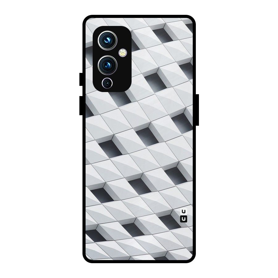 Building Pattern Metal Back Case for OnePlus 9