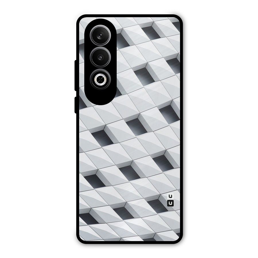 Building Pattern Metal Back Case for OnePlus Nord CE4