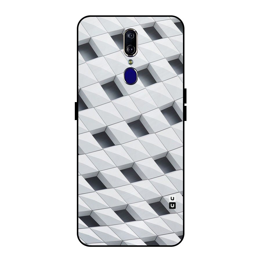 Building Pattern Metal Back Case for Oppo F11