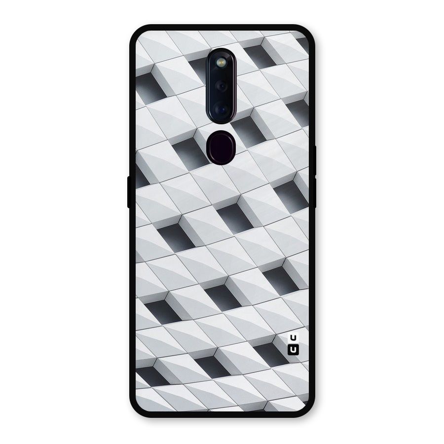 Building Pattern Metal Back Case for Oppo F11 Pro