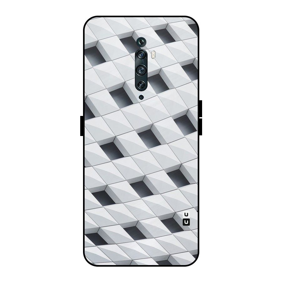 Building Pattern Metal Back Case for Oppo Reno2 F