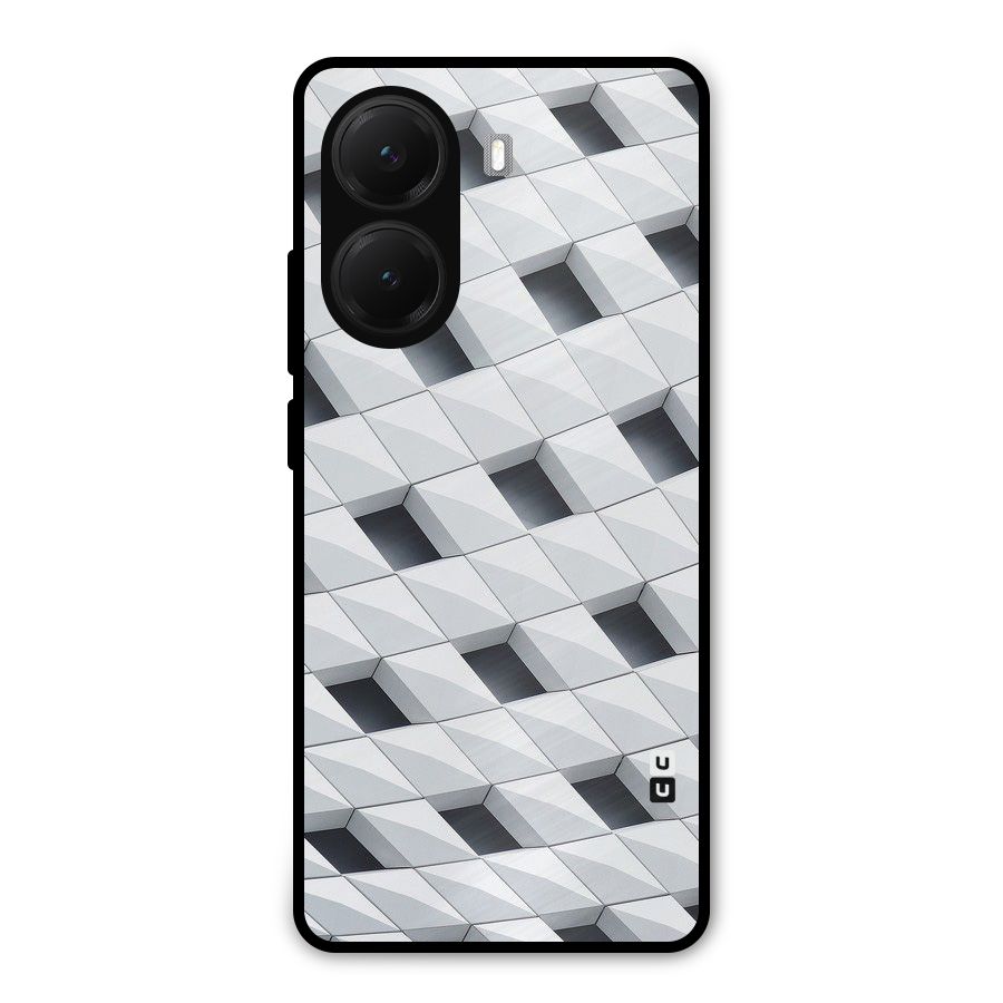 Building Pattern Metal Back Case for Poco X7 Pro