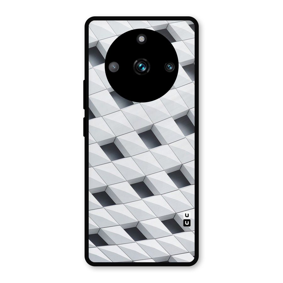 Building Pattern Metal Back Case for Realme 11 Pro
