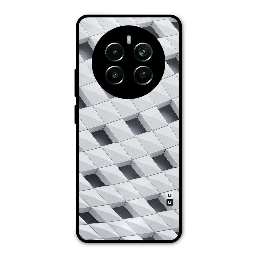 Building Pattern Metal Back Case for Realme 12 Pro Plus