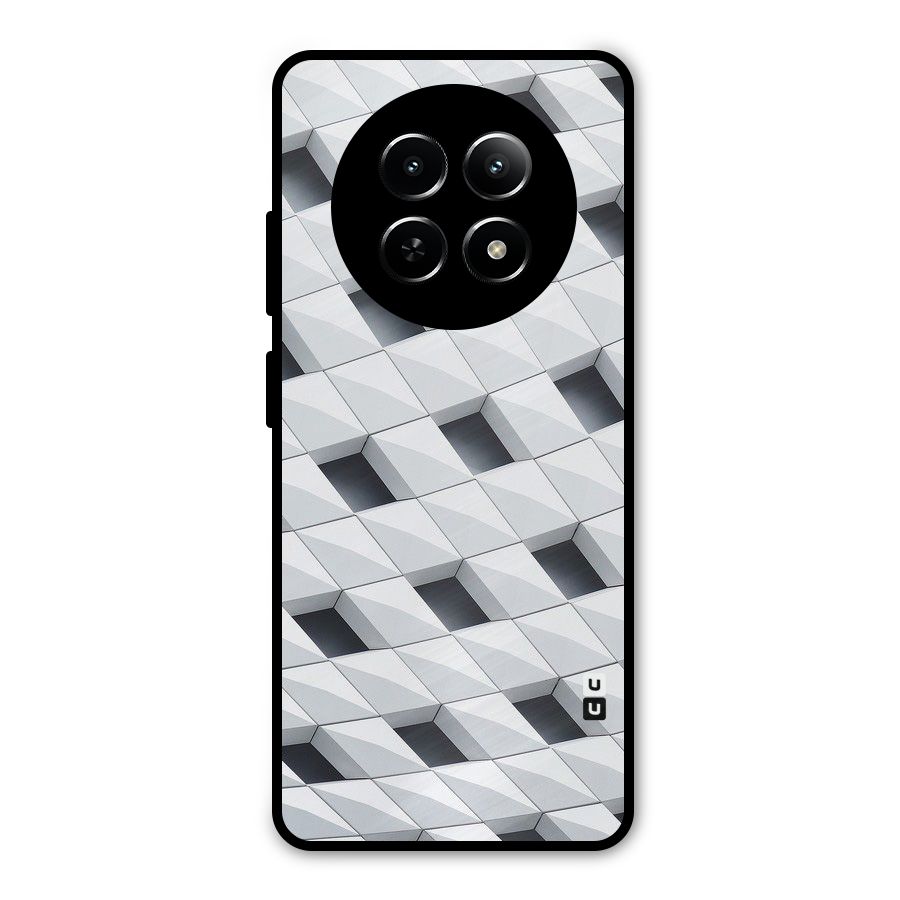 Building Pattern Metal Back Case for Realme 13