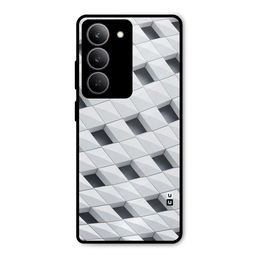 Building Pattern Metal Back Case for Realme 14x