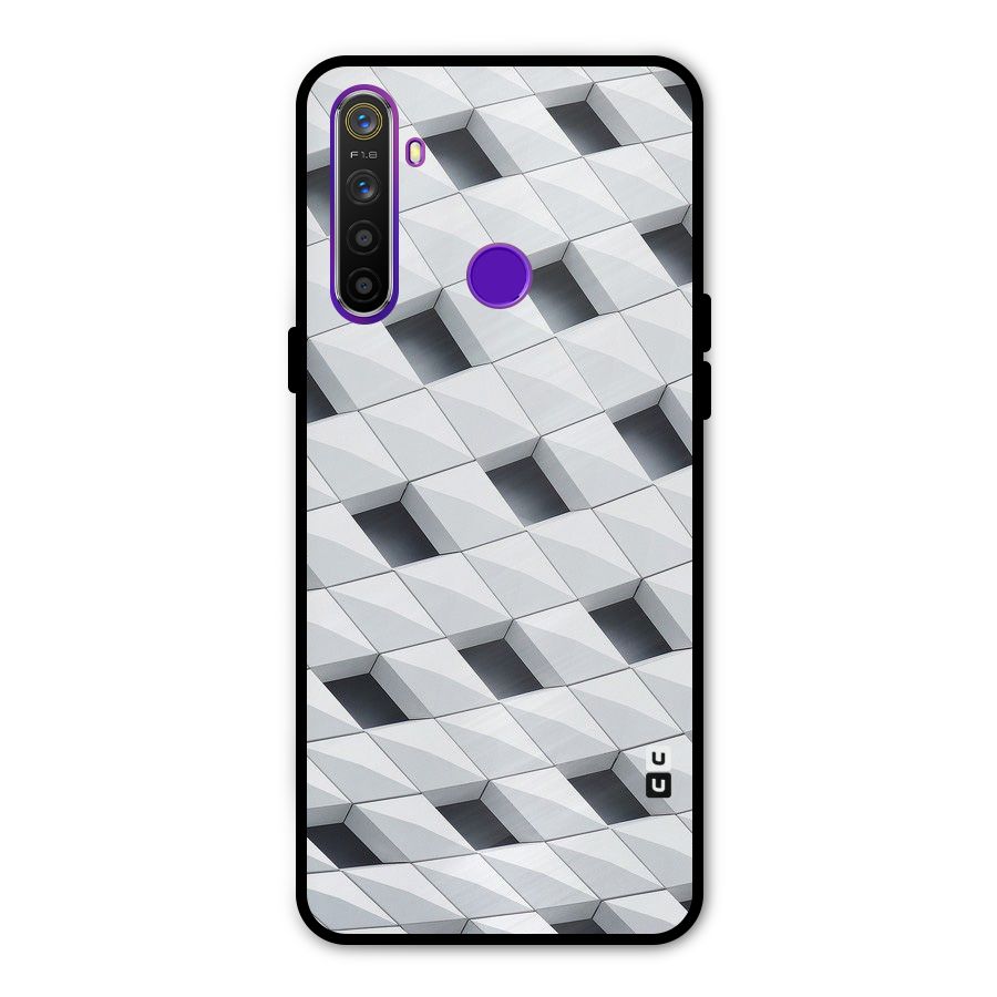 Building Pattern Metal Back Case for Realme 5