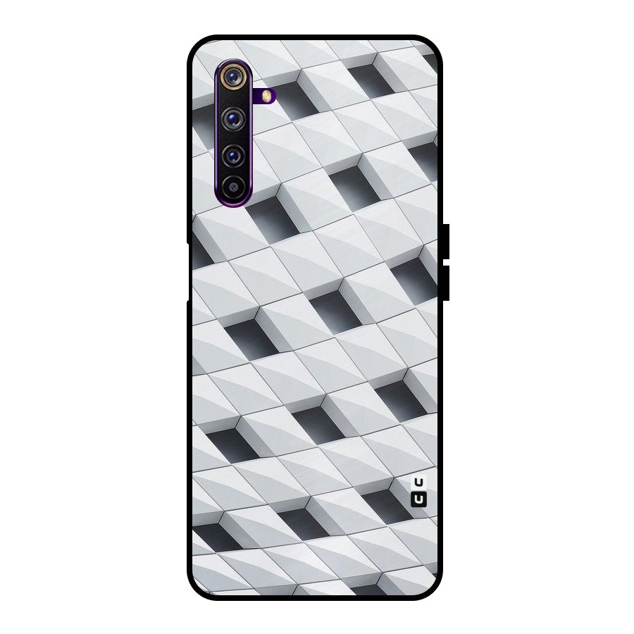 Building Pattern Metal Back Case for Realme 6 Pro