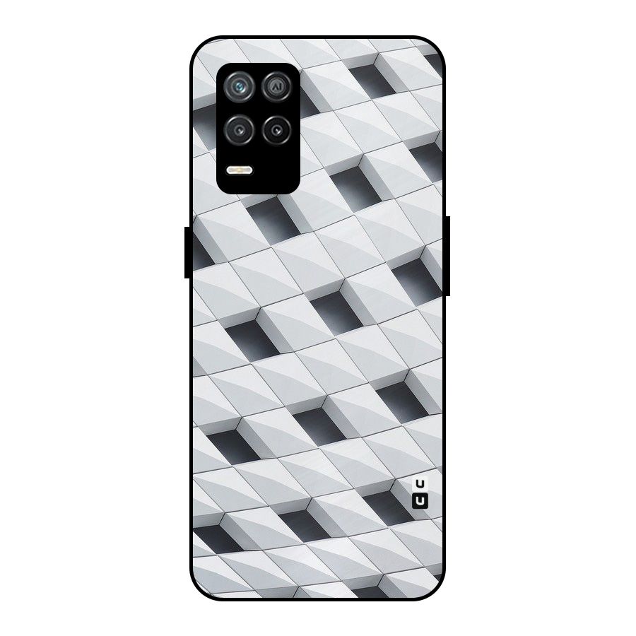 Building Pattern Metal Back Case for Realme 9 5G