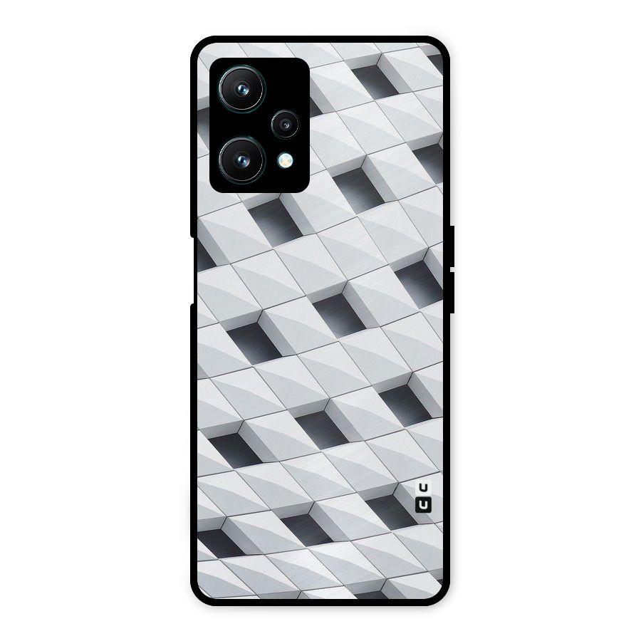 Building Pattern Metal Back Case for Realme 9 Pro 5G