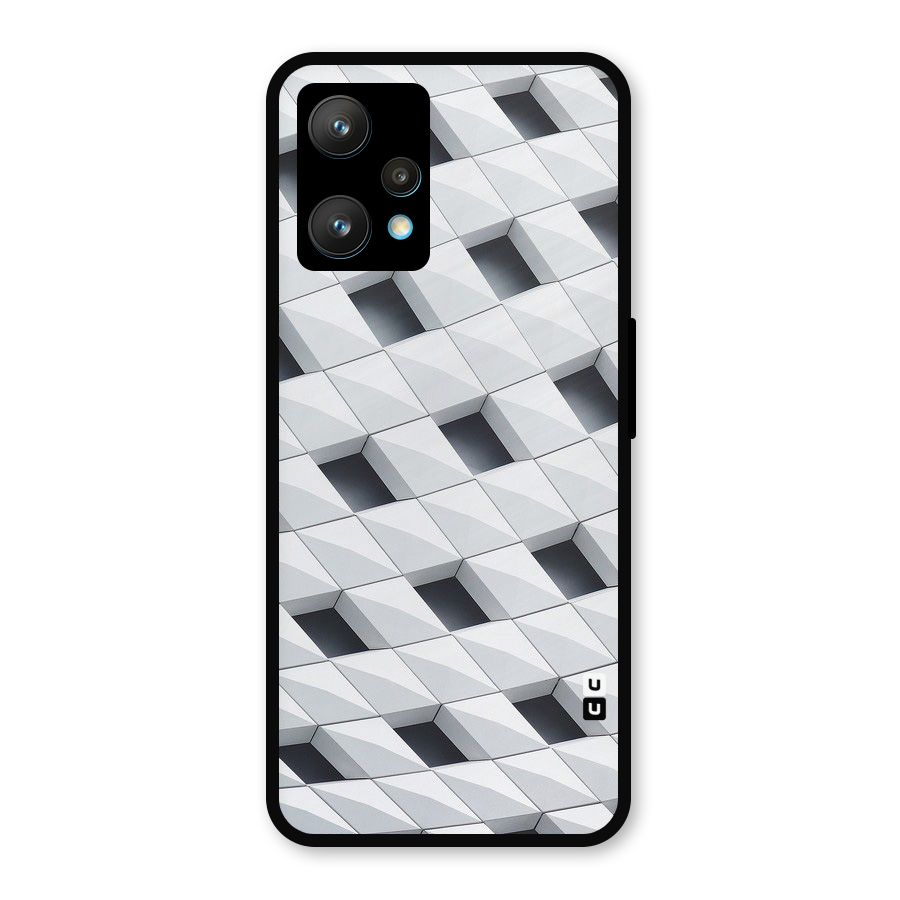 Building Pattern Metal Back Case for Realme 9 Pro Plus 5G