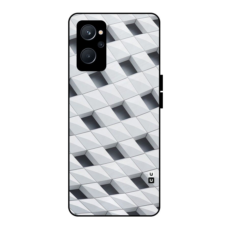 Building Pattern Metal Back Case for Realme 9i 5G