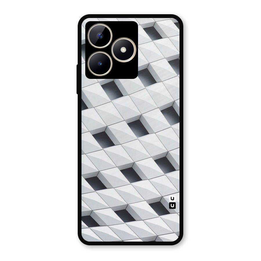 Building Pattern Metal Back Case for Realme C53