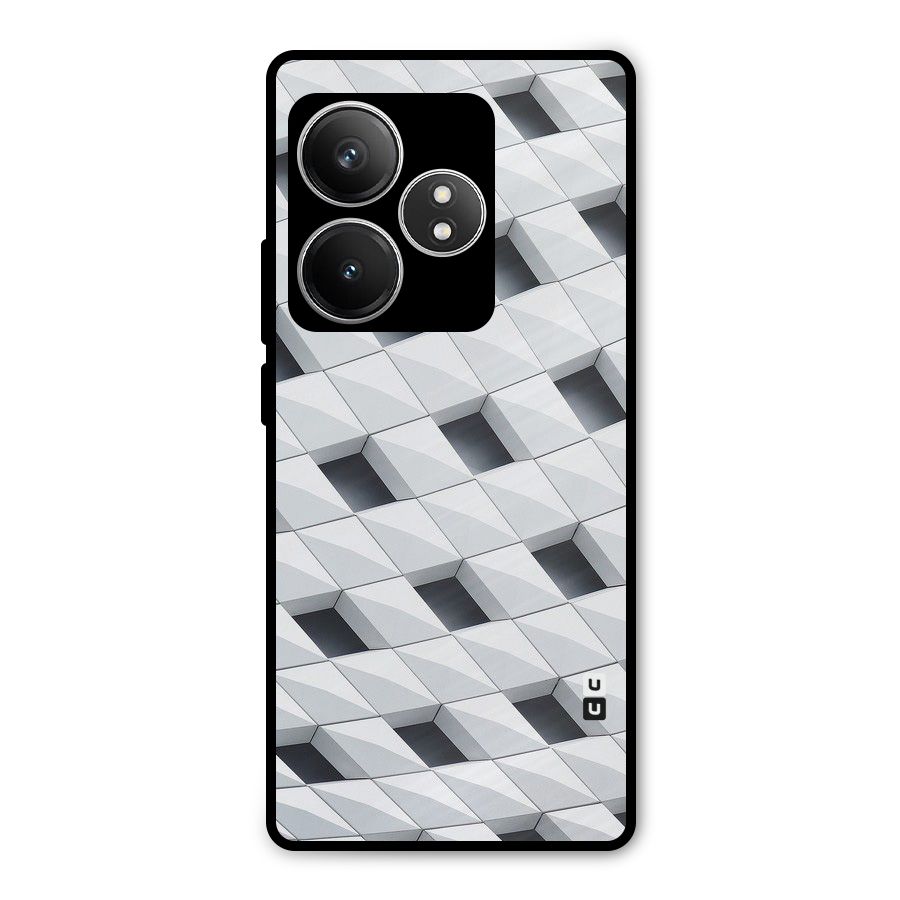 Building Pattern Metal Back Case for Realme GT 6T