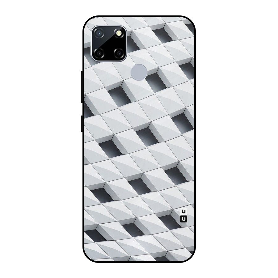 Building Pattern Metal Back Case for Realme Narzo 20