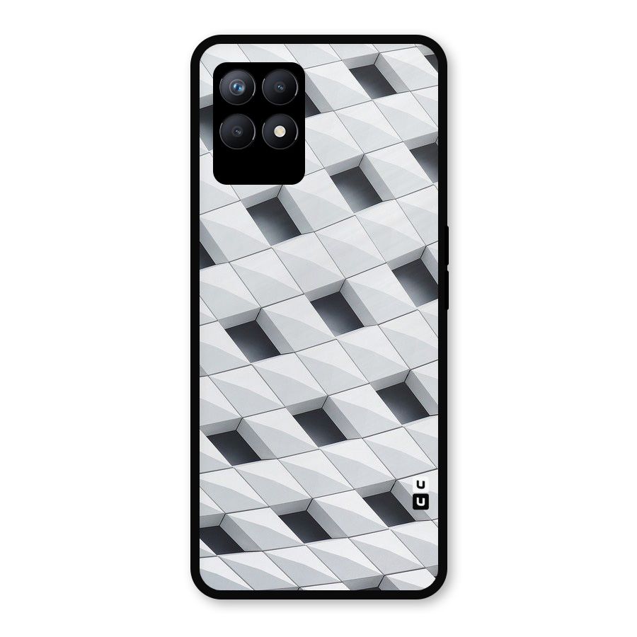 Building Pattern Metal Back Case for Realme Narzo 50