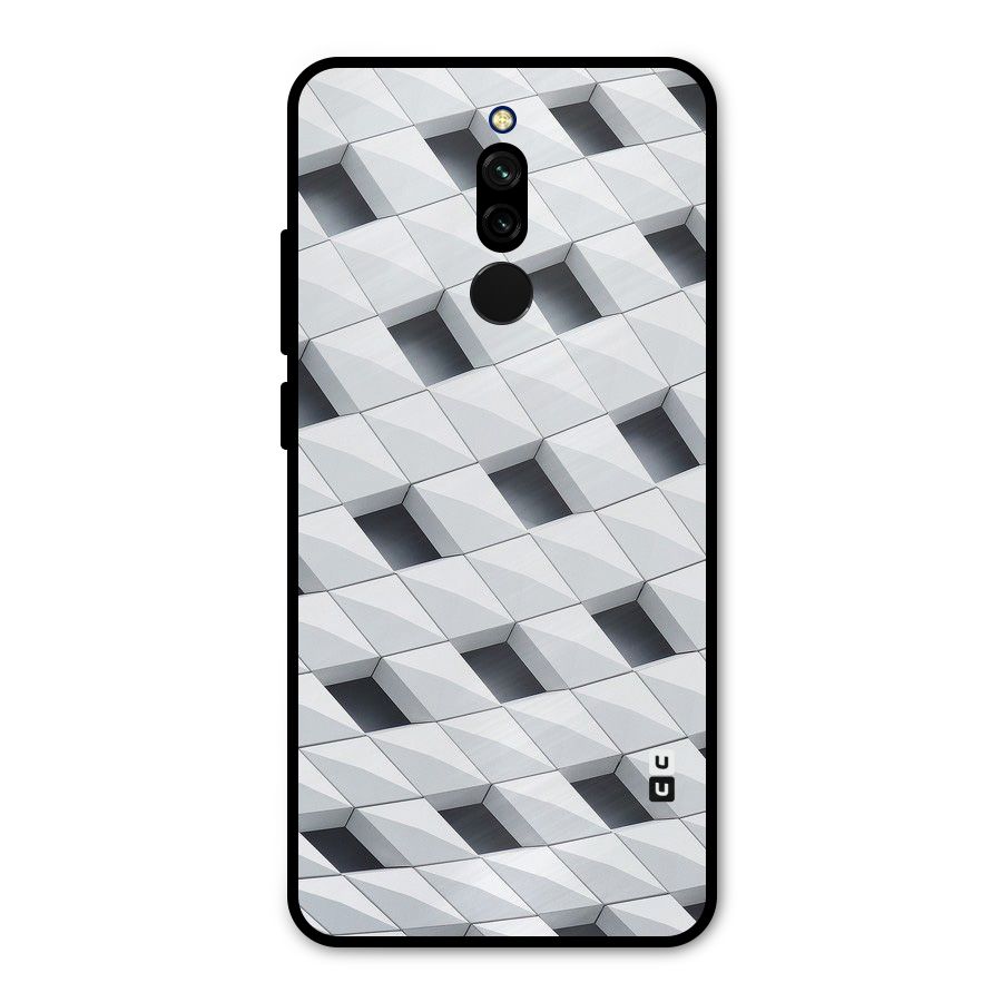 Building Pattern Metal Back Case for Redmi 8