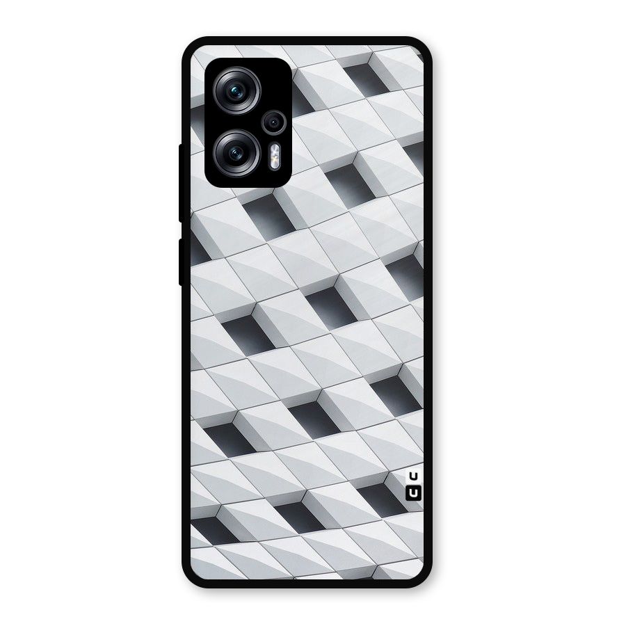 Building Pattern Metal Back Case for Redmi K50i