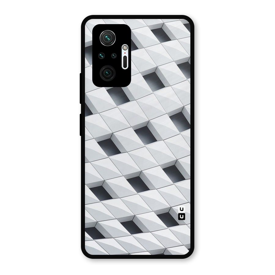 Building Pattern Metal Back Case for Redmi Note 10 Pro Max