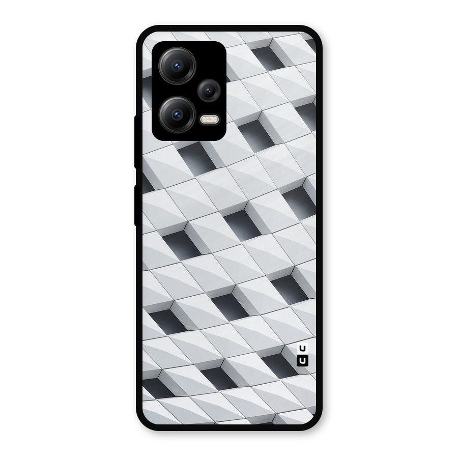 Building Pattern Metal Back Case for Redmi Note 12 5G