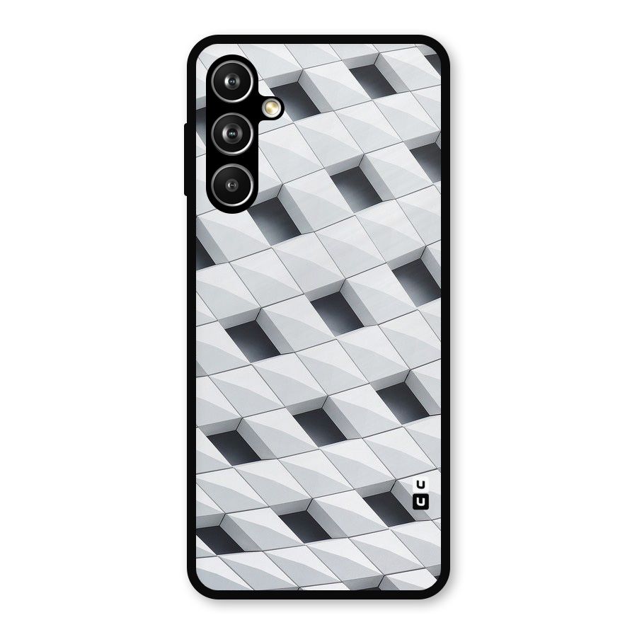 Building Pattern Metal Back Case for Samsung Galaxy M54