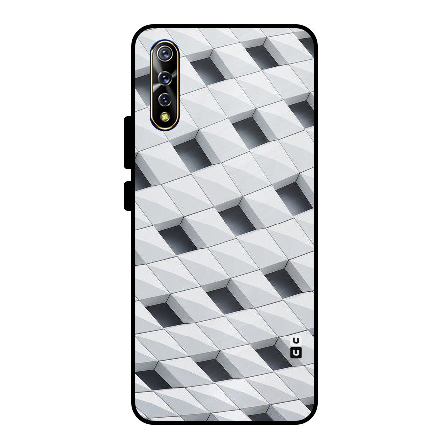 Building Pattern Metal Back Case for Vivo S1